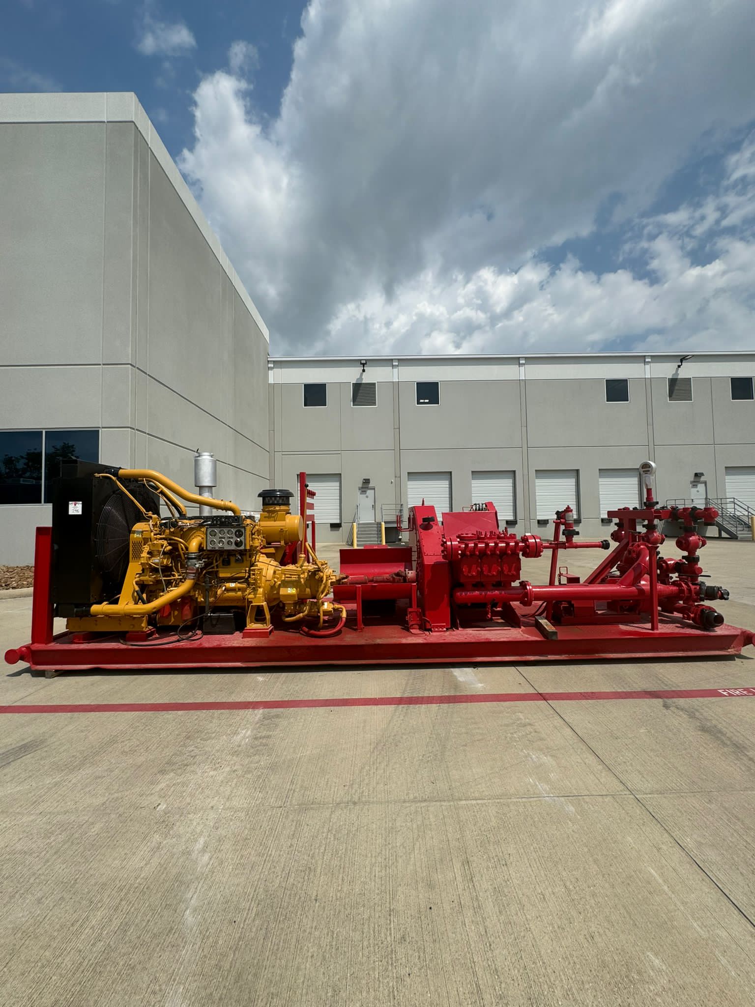 TULSA TRIPLEX TT-560 TRIPLEX PUMP UNIT