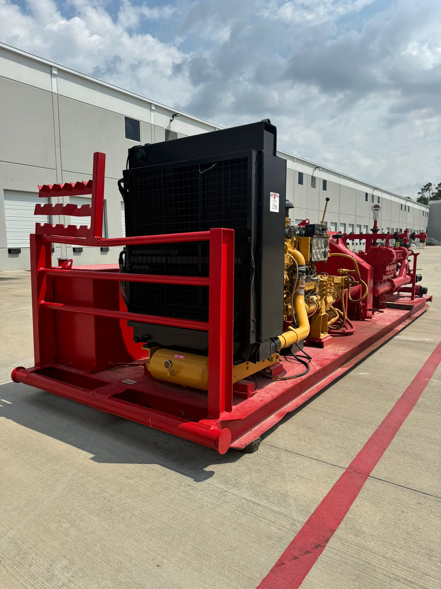 TULSA TRIPLEX TT-560 TRIPLEX PUMP UNIT - 3